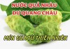 Công Dụng Tuyệt Vời Của Nước Quả Nhàu Dư Quang Châu – Món Quà Từ Thiên Nhiên (Bài 24)