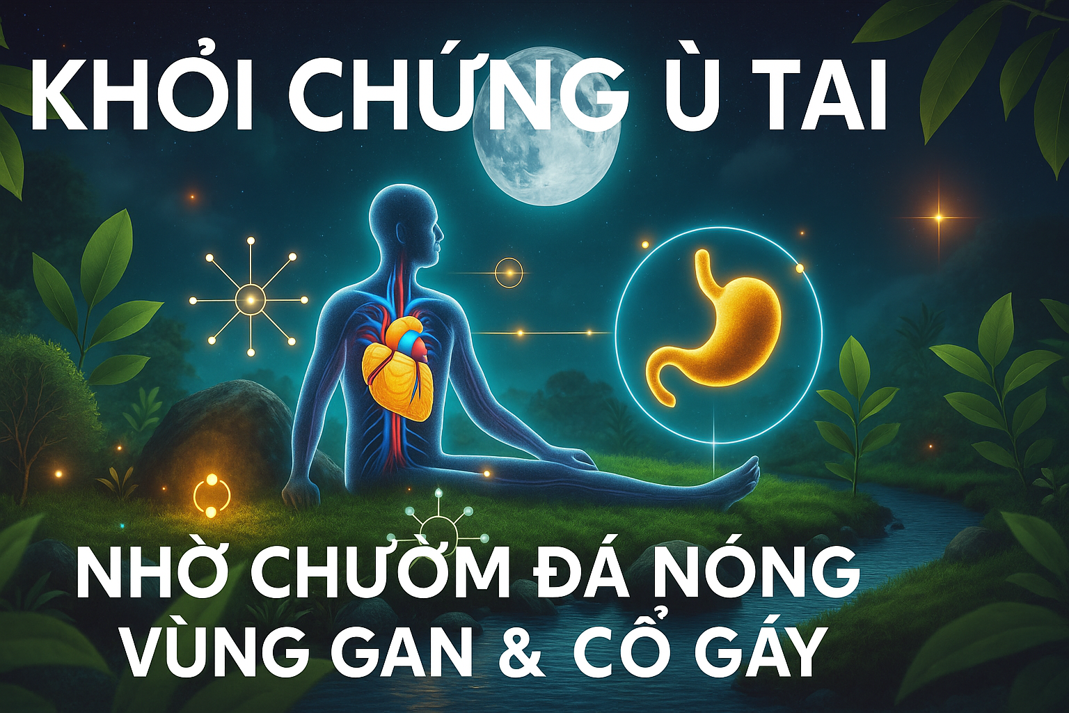Khỏi Chứng Ù Tai Nhờ Chườm Đá Nóng Vùng Gan & Cổ Gáy