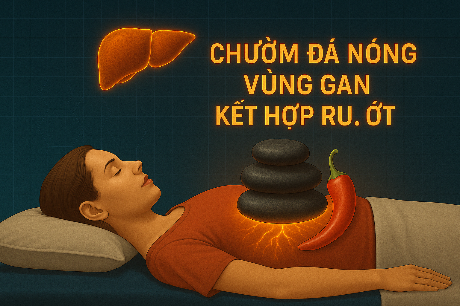 Chườm Đá Nóng Vùng Gan & Ru. Ớt – Phương Pháp Đơn Giản, Rẻ Tiền, Hiệu Quả Cao (Bài 35)