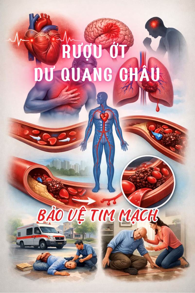 Rượu Ớt Dư Quang Châu – Bảo Vệ Tim Mạch Từ Gốc Rễ (Bài 69)