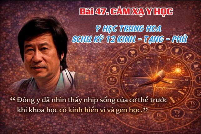 Y Học Trung Hoa – Chu Kỳ 12 Kinh – Tạng – Phủ (Bài 52)