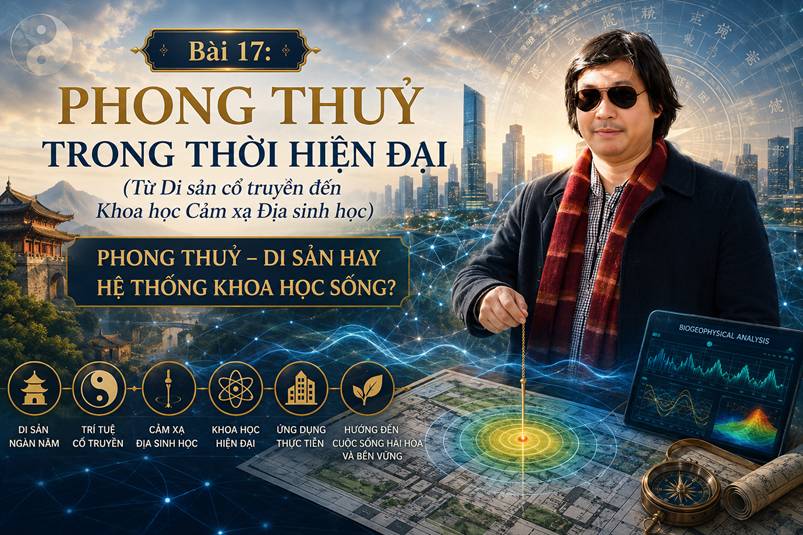 PHONG THỦY CẢM XẠ ĐỊA SINH HỌC (Bài 17)