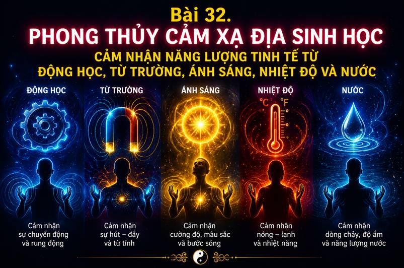Bài 32. PHONG THỦY CẢM XẠ ĐỊA SINH HỌC