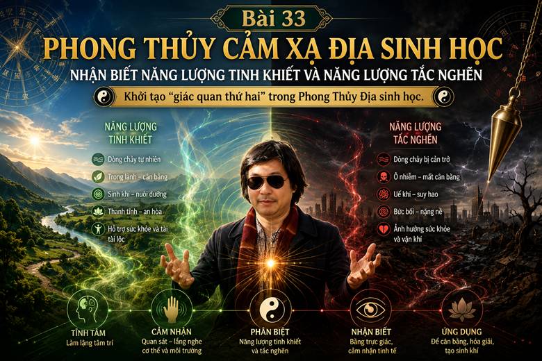 Bài 33. PHONG THỦY CẢM XẠ ĐỊA SINH HỌC